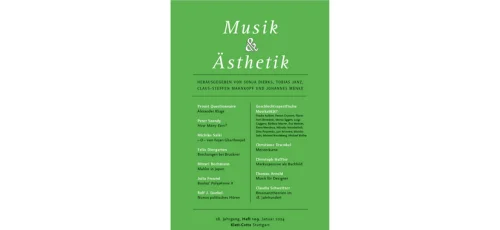 Musik und Ästhetik mit Weißraum